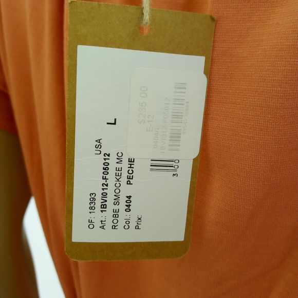 A.P.C. Women's Peach Color Dress L - Picture 7 of 7